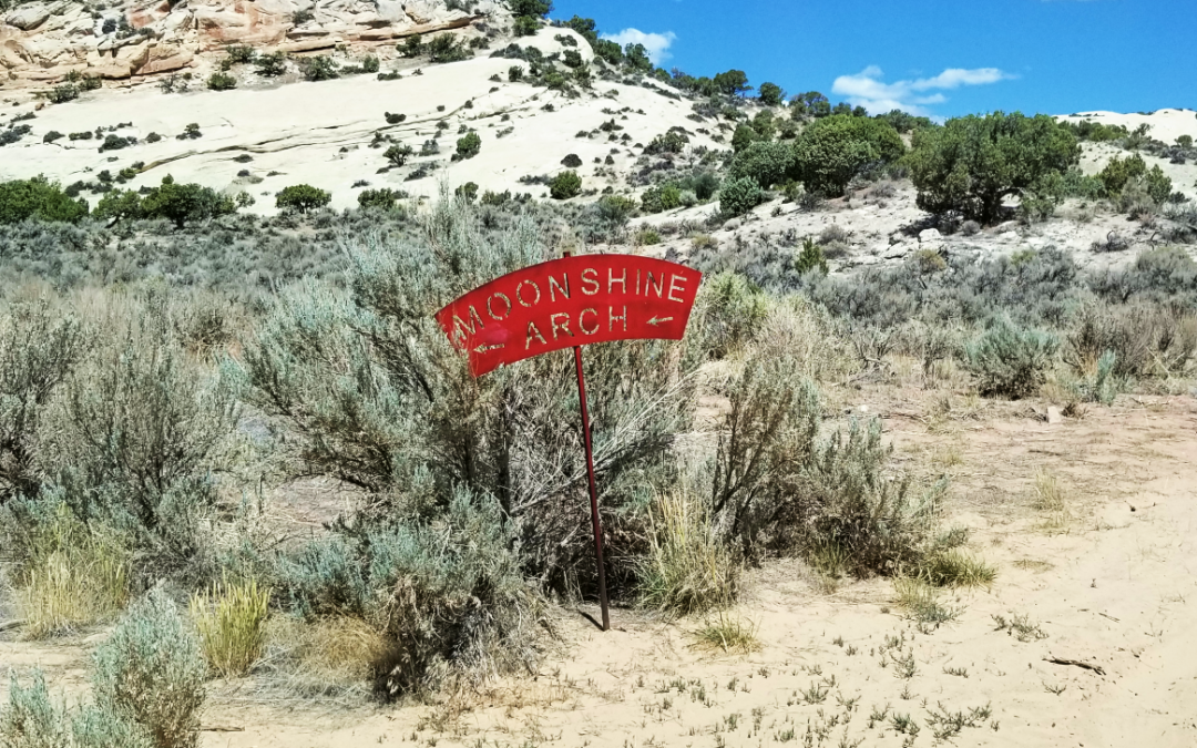 Moonshine Arch Trail Sign