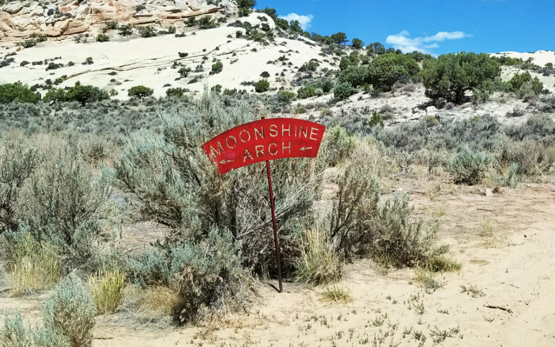 Moonshine Arch Trail In Vernal, UT